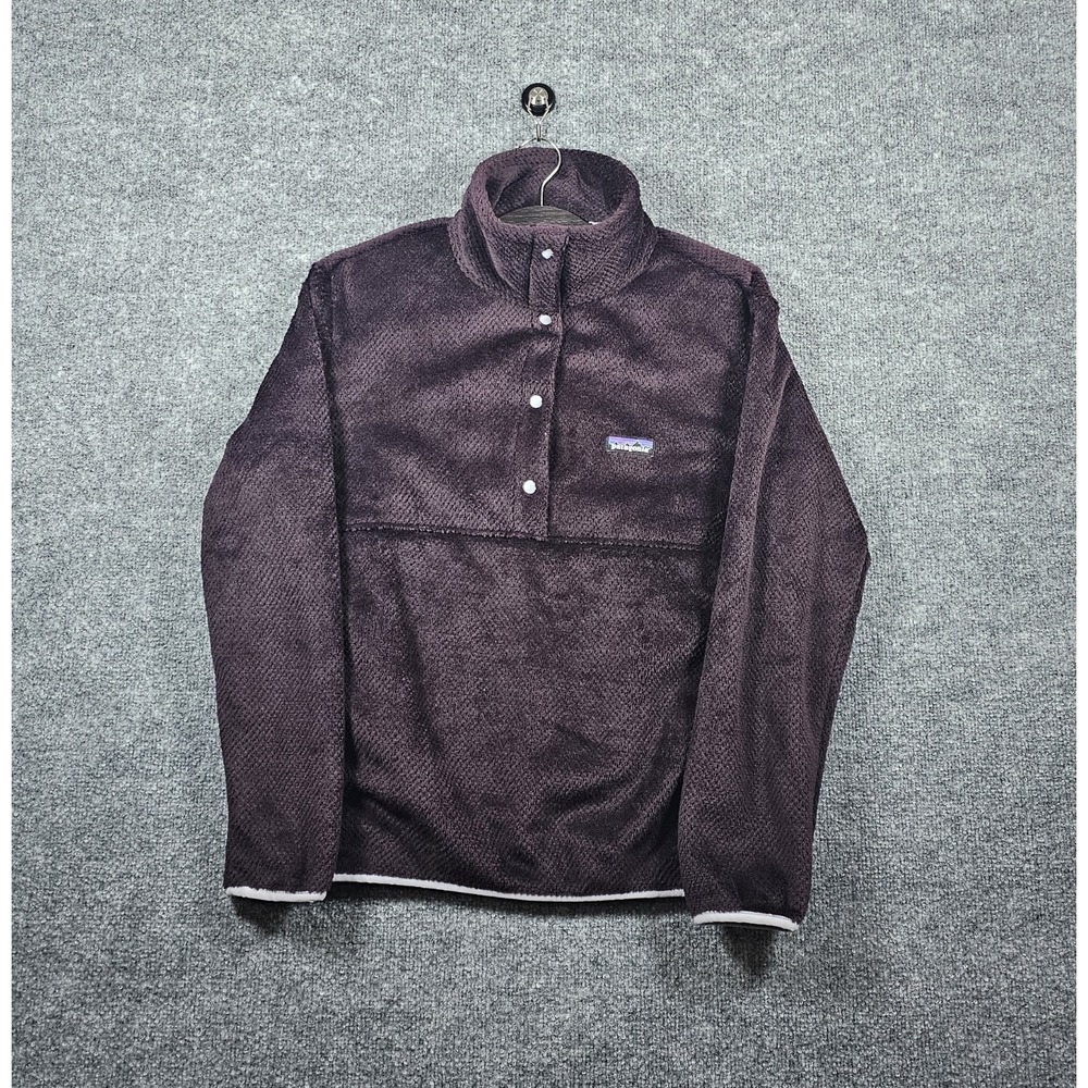 Patagonia Womens Re-Tool Half-Snap Pullover Medium Dark Purple NWOT Gorpcore